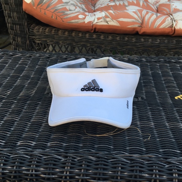 adidas Accessories | White Adidas Visor | Poshmark